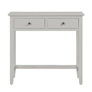Normanday Light Grey Dressing Table - Dresser - Light Grey - Grey - Unit - Storage - Bedroom - Furniture - Wooden - Painted - Steptoes - Furniture