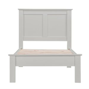 Normandy Light Grey Single Size Bed