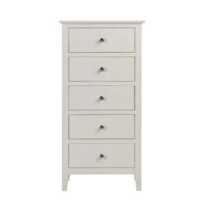 Normandy White 5 Drawer Chest