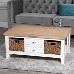 Eden White Large Coffee Table