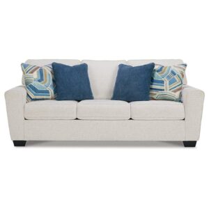 Cashton Snow 3 Seat Fabric Sofa